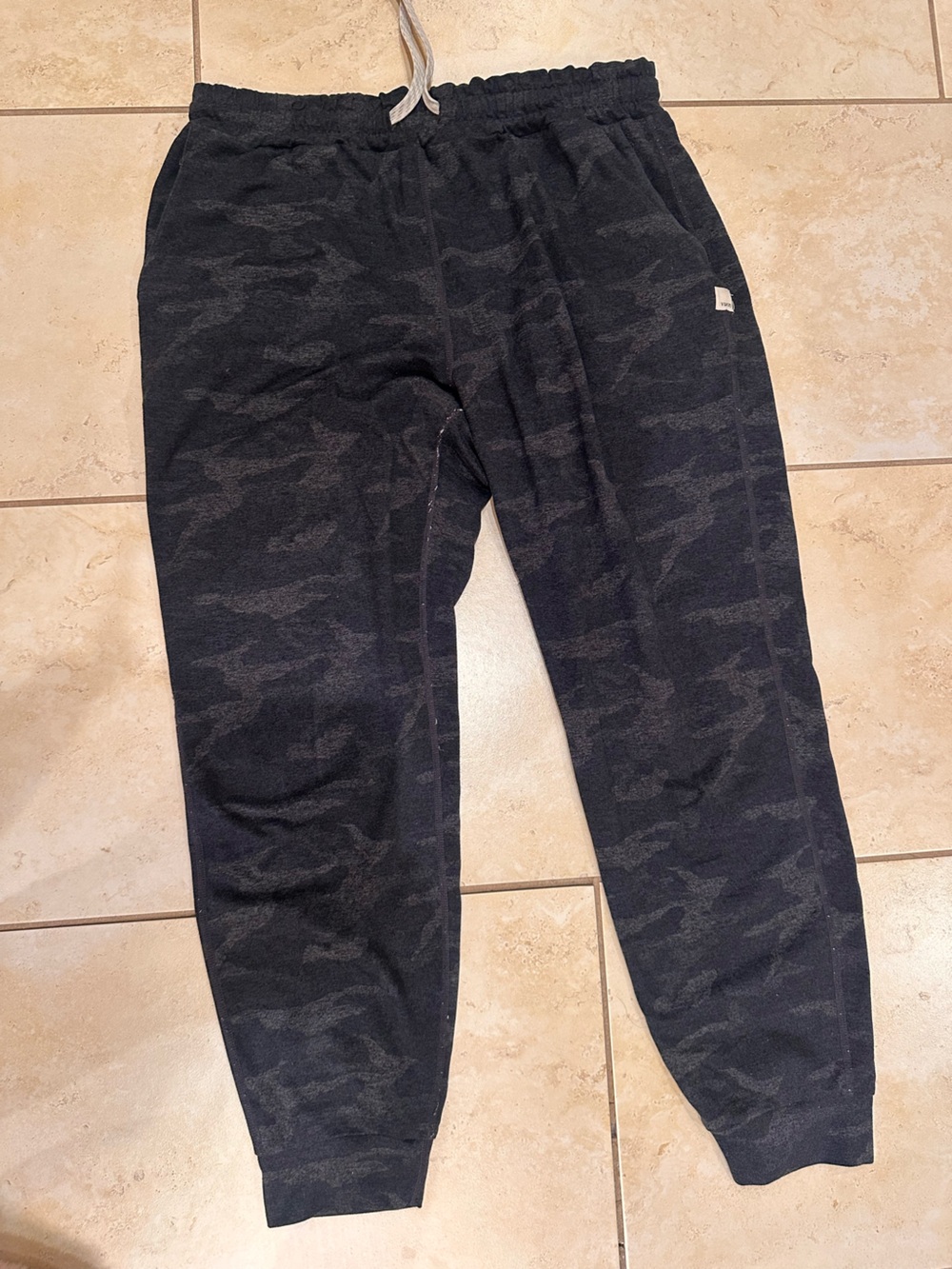 Vuori Women's Black Camo Jogger Pants